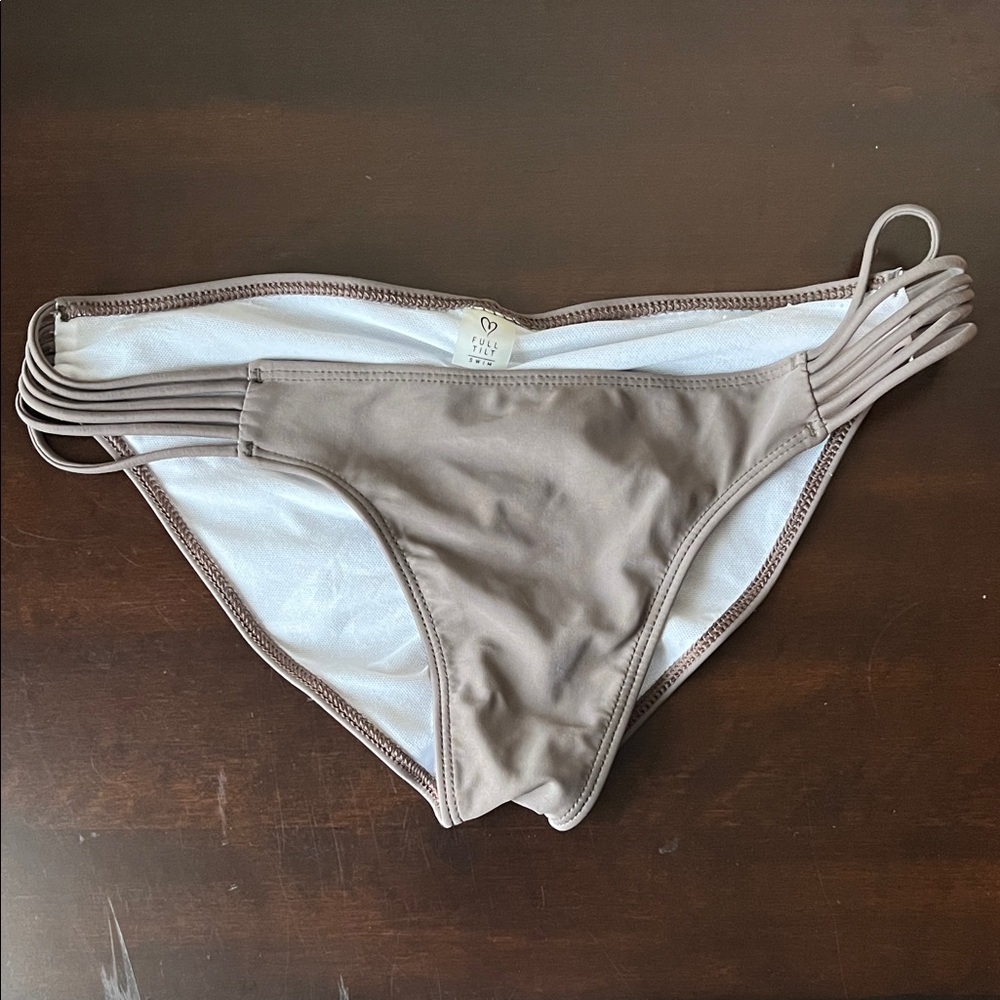 Full Tilt Bikini Bottom with Strappy Sides